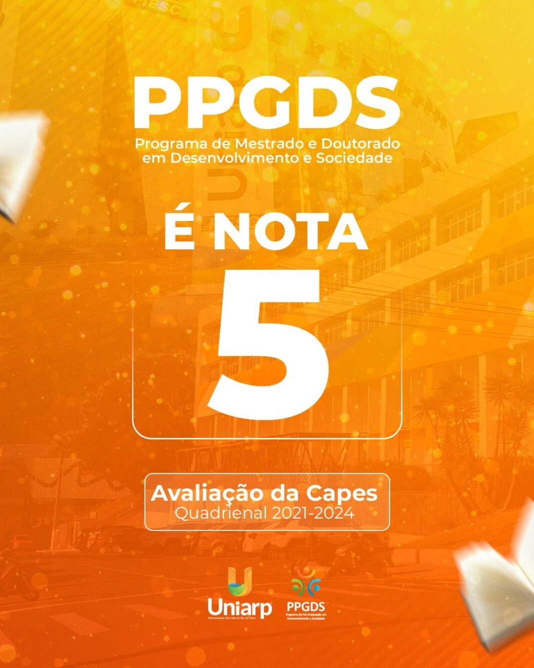 PPGDS da UNIARP conquista Nota 5 na Avaliação Quadrienal da CAPES ...